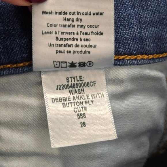 Veronica Beard Women's Size 28 Debbie Ankle High Rise Skinny Jeans - Picture 11 of 12